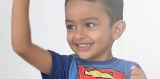 Heitor Amorim, de 4 anos, sobreviveu após ficar mais de 10 minutos submerso em piscina — Foto: Arquivo pessoal