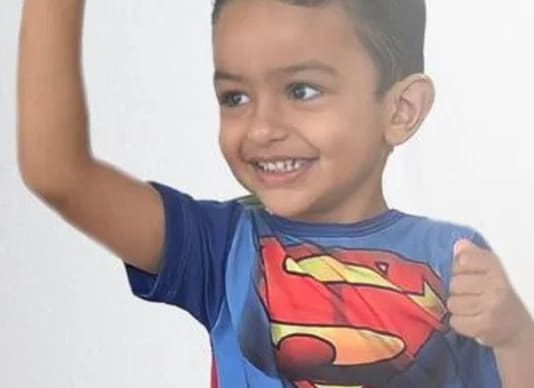 Heitor Amorim, de 4 anos, sobreviveu após ficar mais de 10 minutos submerso em piscina — Foto: Arquivo pessoal