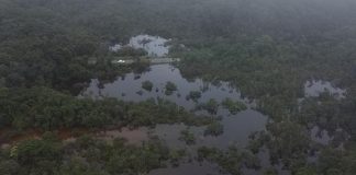 Ainda não se tem previsão para a liberação da estrada. — Foto: Douglas Henrique / Divulgação Santuário do Caraça