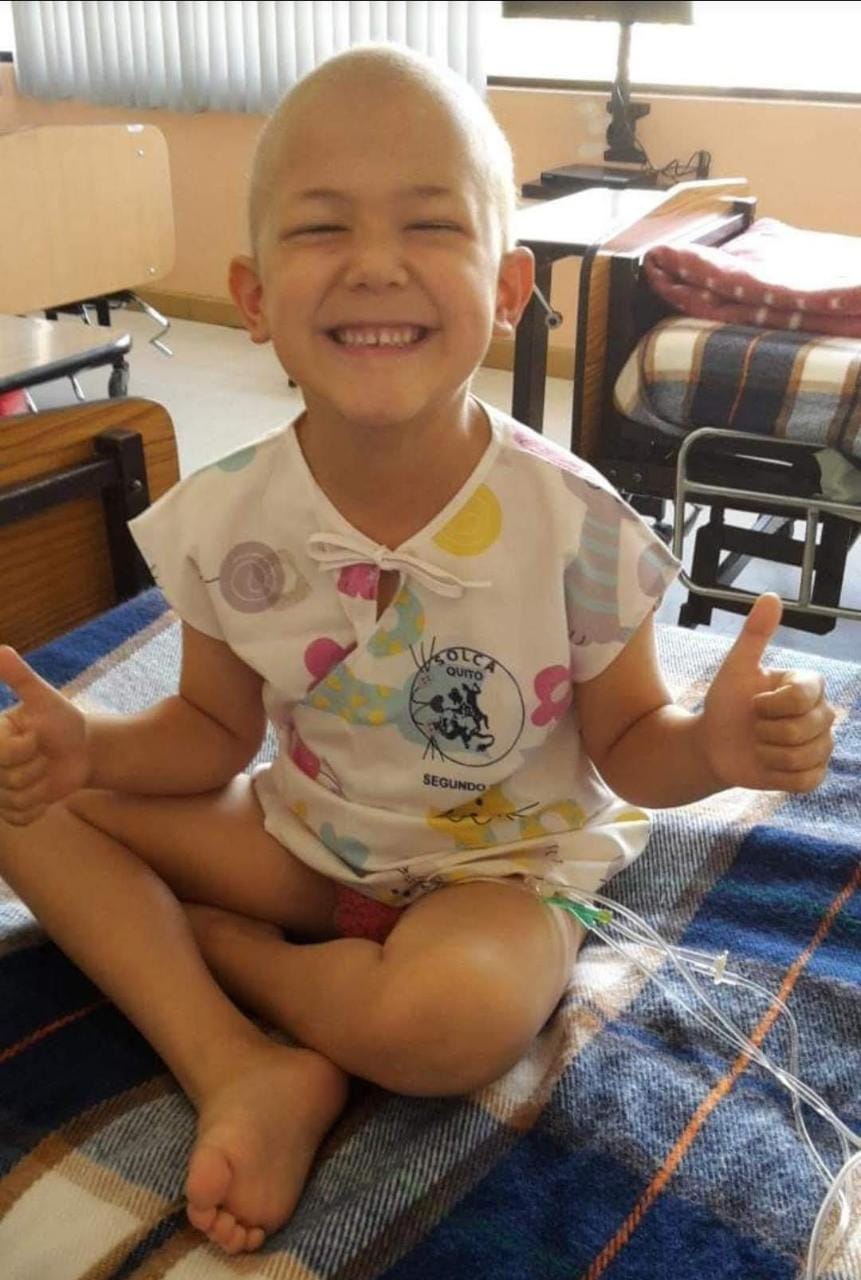 André quando teve o primeiro tumor