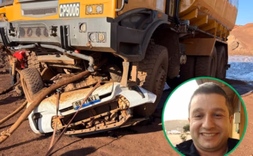 Trabalhador morto após caminhão esmagar caminhonete em mineradora será sepultado nesta segunda-feira (22)