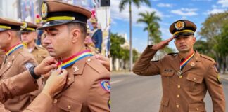 Policial de Lagoa Santa é homenageado com a Medalha Alferes Tiradentes, maior honraria da PMMG