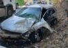 Motorista morre em grave acidente entre dois carros na MG-424, em Prudente de Morais