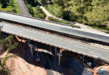 BR-040 terá desvios temporários para obras em viadutos de Cristiano Otoni e Carandaí